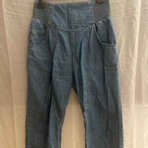 We The Free Lunan Printed Crop Harem Jeans